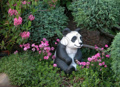 Dekoracja ogrodowa Panda tarasowa kamienna figurka figurka dekoracyjna statua